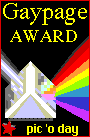 The Gay Page award for a really gay website