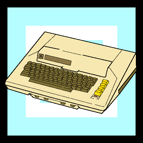 Illustration of an Atari 800